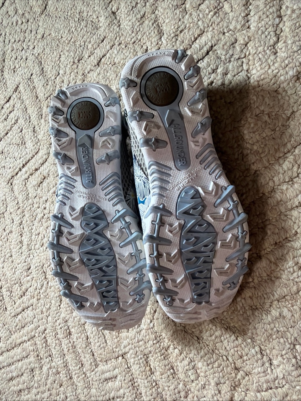 Mephisto Women's Blue Floral Mary-Jane Flats - Picture 7 of 10